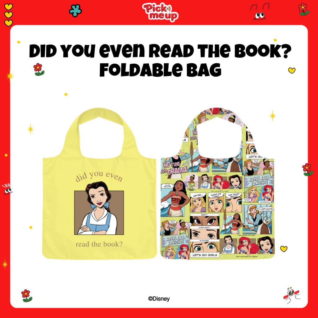 PickMeUp กระเป๋าผ้าพับได้ ลาย Princess ลิขสิทธิ์ Disney