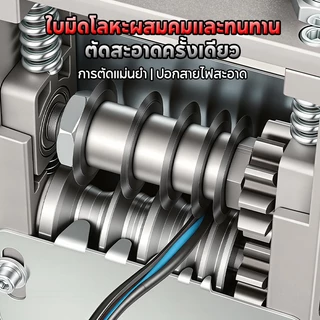 SOARFLY เครื่องปอกสาย เครื่องปอกสายไฟ6รูไฟด้วยตนเอง5ใบมีด ปอดสายได้1-25 มิล สายเคเบิลแบบถอดได้ ไฟทองแดง สายไฟ
