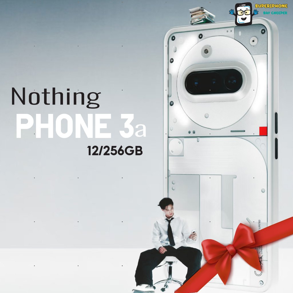 Nothing Phone 3a รุ่น 5G (12+256GB) จอ 6.77 นิ้ว l  แบตเตอรี่   5000 mAh(By Shopee  SuperTphone1234)