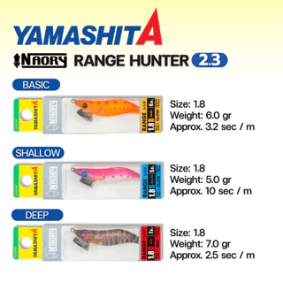 Yamashita Naory Range Hunter 2.3 (ฺBASIC/SHALLOW/DEEP)