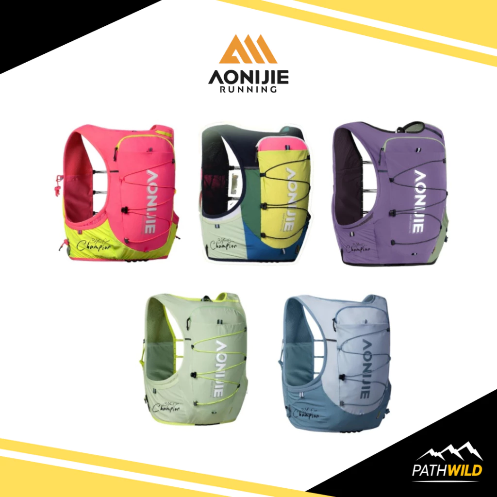 AONIJIE C9116 10L Running Backpack Hydration Pack เป้น้ำ สำหรับใส่วิ่งเทรล มีช่องใส่ถุงน้ำ น้ำหนักเบา แห้งเร็ว ช่องเยอะ