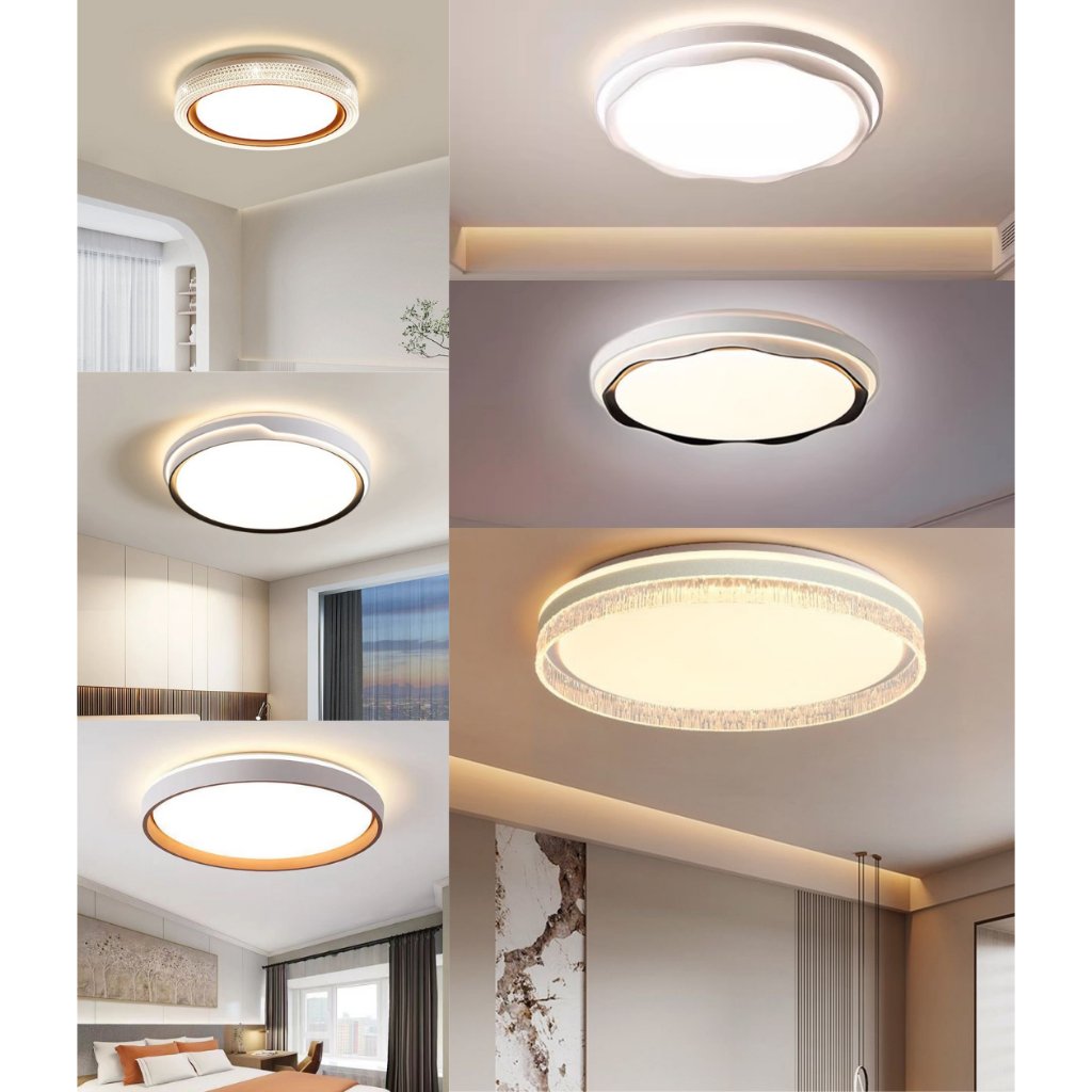 รวมไฟห้องนอนแบบเต็มสเปกตรัม led โคมไฟเพดาน เรียบง่ายทันสมัย2026โคมไฟห้องเด็กใหม่ปีใหม่