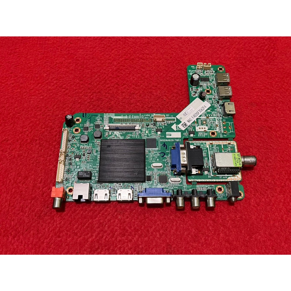 เมนบอร์ดทีวียี่ห้อPHILIPSรุ่น43PUT6002S/67พาร์ทMSD6A638-T8E2(แท้ถอด)