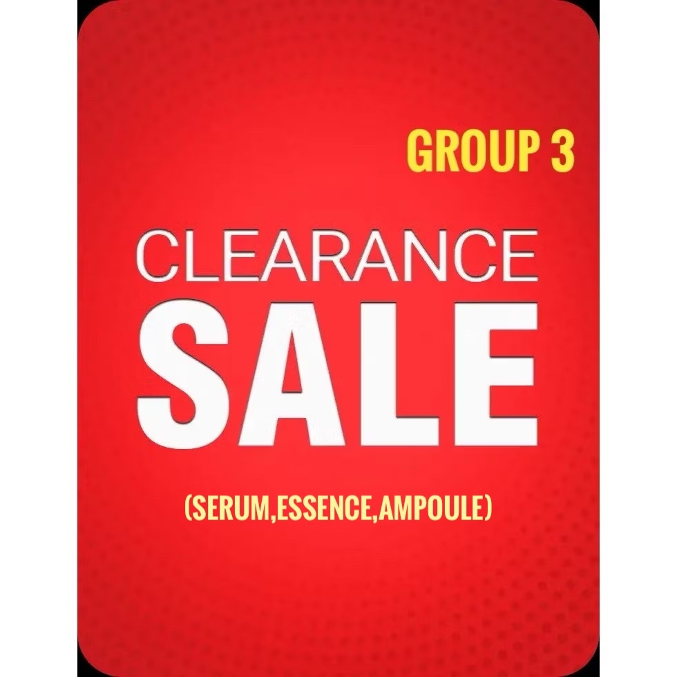 📍Group 3 ราคา 10 ซอง : (Serum , Essence ,Ampoule)  Clear Stock   Clearance Sale  ลดล้างสต๊อค
