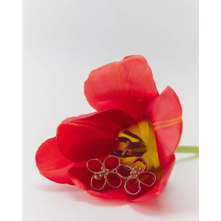 Julys - blossom bossa earrings (PVD coating)