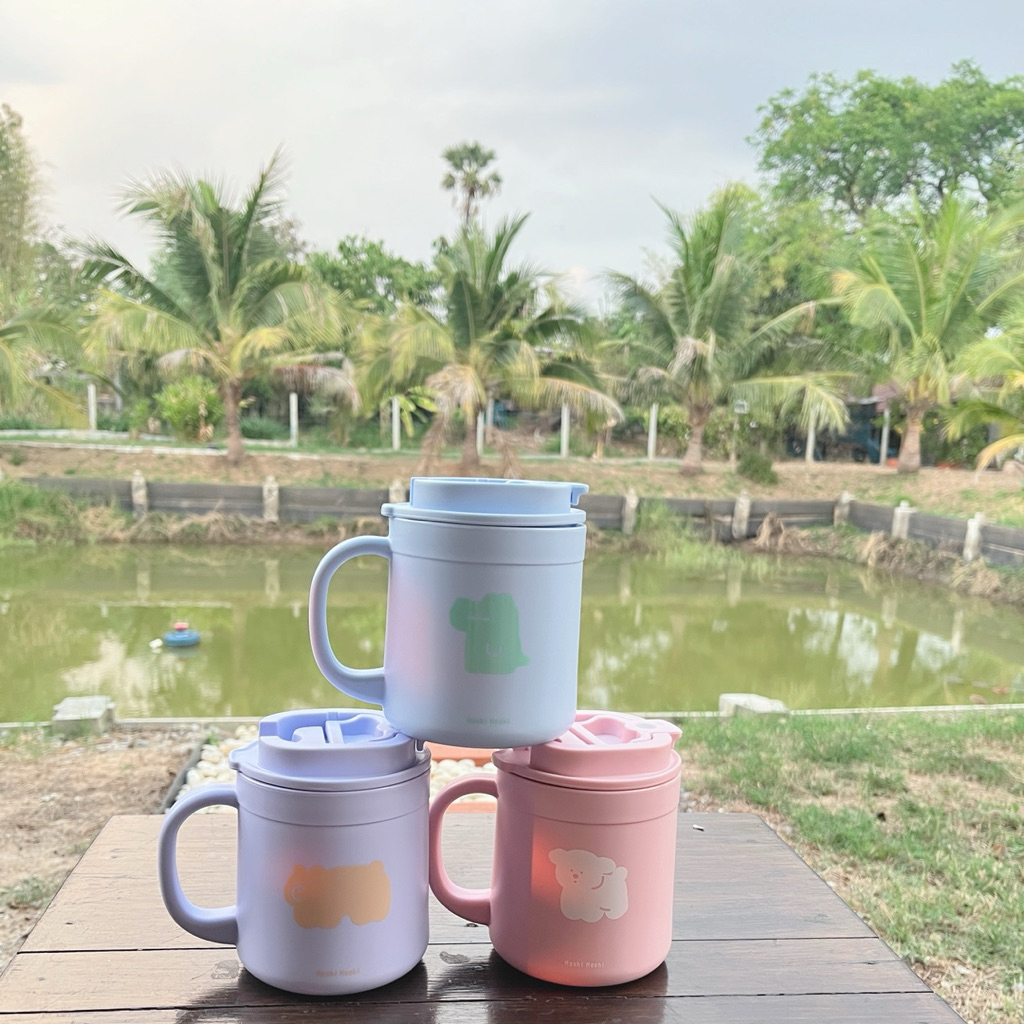 แก้วน้ำDouble lockความจุ440ml.byMoshi  Moshi