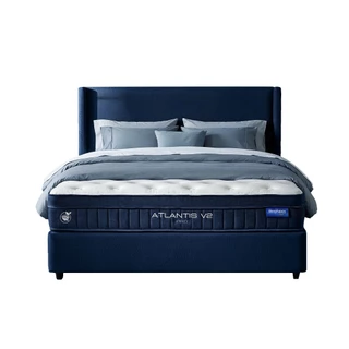 SleepHappy ที่นอนยางพาราและพ็อกเก็ตสปริง สัมผัสเย็น รุ่น Atlantis V2 Pro หนา 11 นิ้ว ให้สัมผัสนุ่มแน่น ผสานนวัตกรรมชาโคล