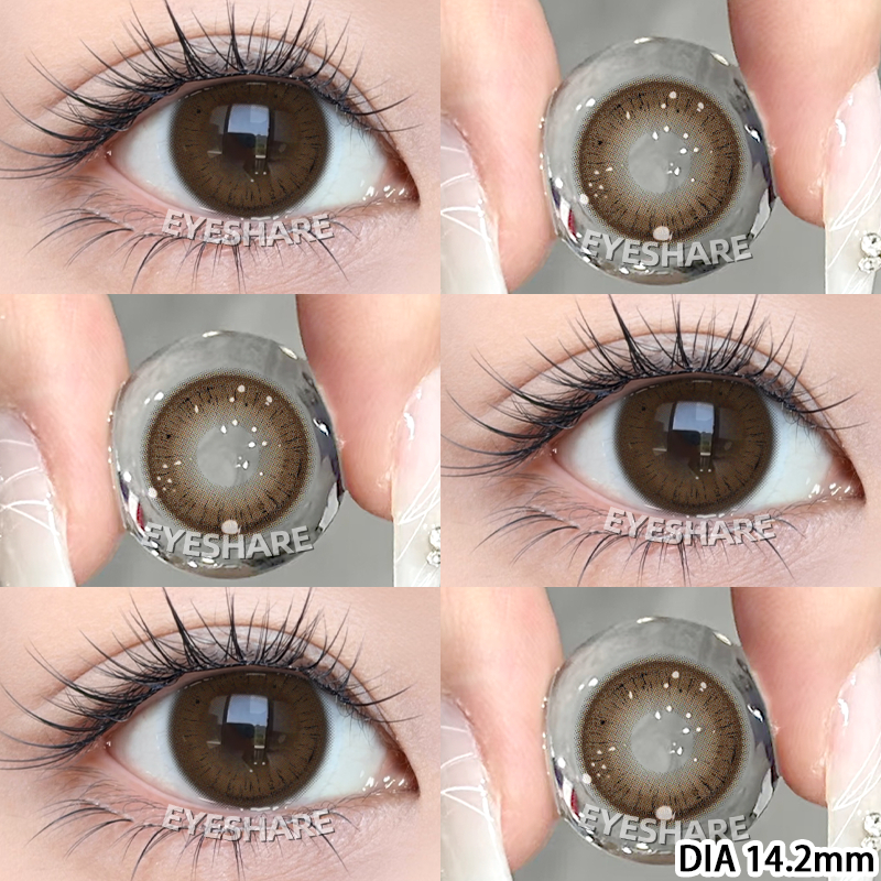 Funsachy คอนแทคเลนส์ DIA 14.0-14.5 คอนแทคเลนส์ธรรมชาติ ตาโต lens จัดส่งรวดเร็ว