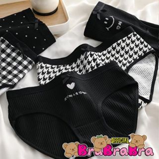 [ส่งจากไทย] 𝑩𝒓𝒂𝑩𝒓𝒂𝑩𝒓𝒂 #p-100 กางเกงในผ้าคอตตอน กกน กางเกงในผ…