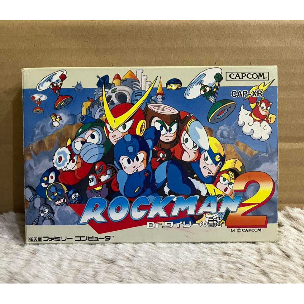 ตลับแท้ FC Rockman 2 งานกล่อง (Japan)