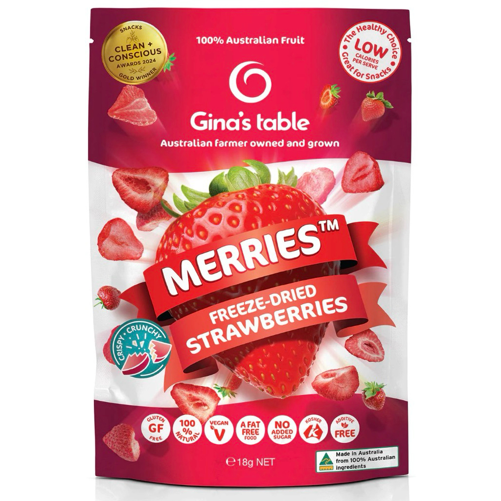 Gina’s Table Freeze-dried Strawberries Raspberries รูปที่ 4