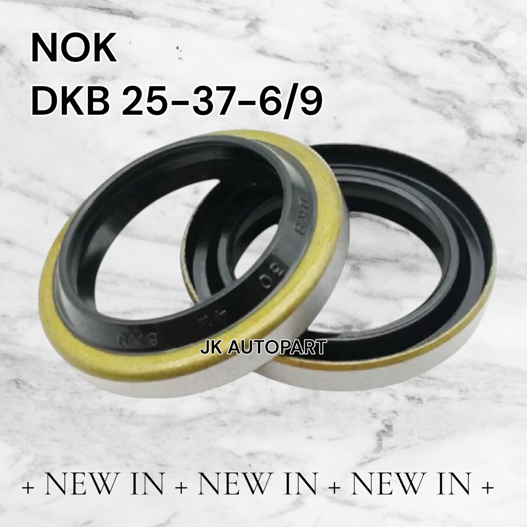 ซีลกันฝุ่นปากกระบอกไฮโดรลิค DKB 25-37-6/9 ยี่ห้อ NOK แท้ๆ ซีลปากกระบอกไฮดรอลิกส์/SNUP.