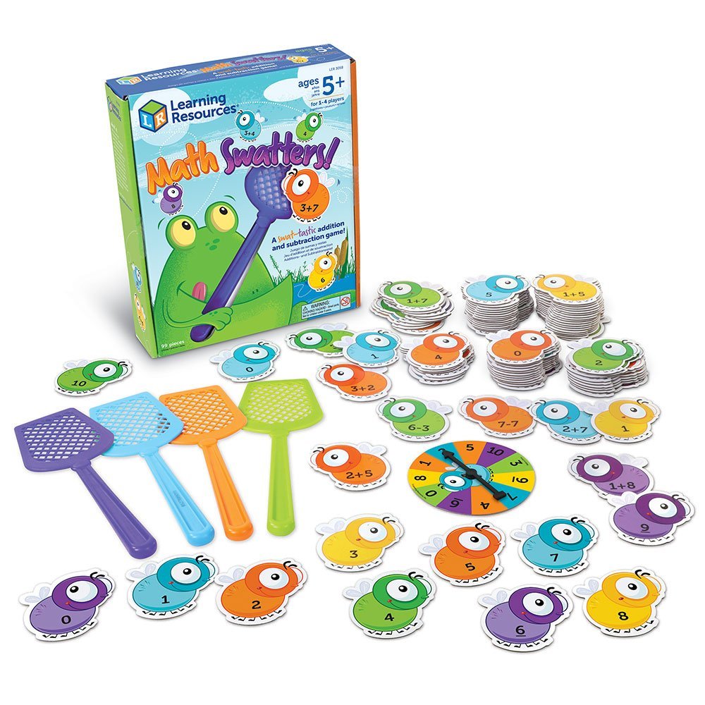 Learning Resources - Math Swatters : Addition & Subtraction Game เกมหาคำตอบบวก-ลบแสนสนุก (5y+)