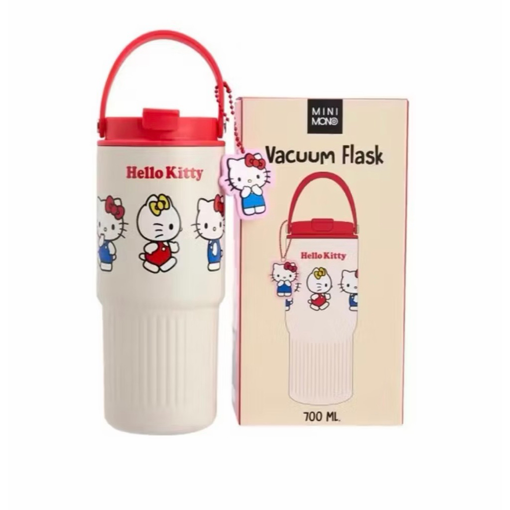 แก้วเก็บอุณหภูมิ ลายSanrio 700ml งานMinimono จากCentral❤️