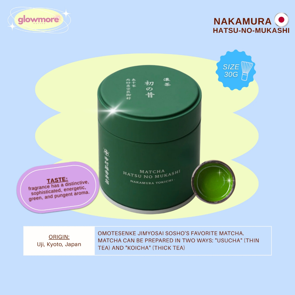 [พร้อมส่ง] Nakamura Tokichi - Matcha Hatsu-no-Mukashi 30g
