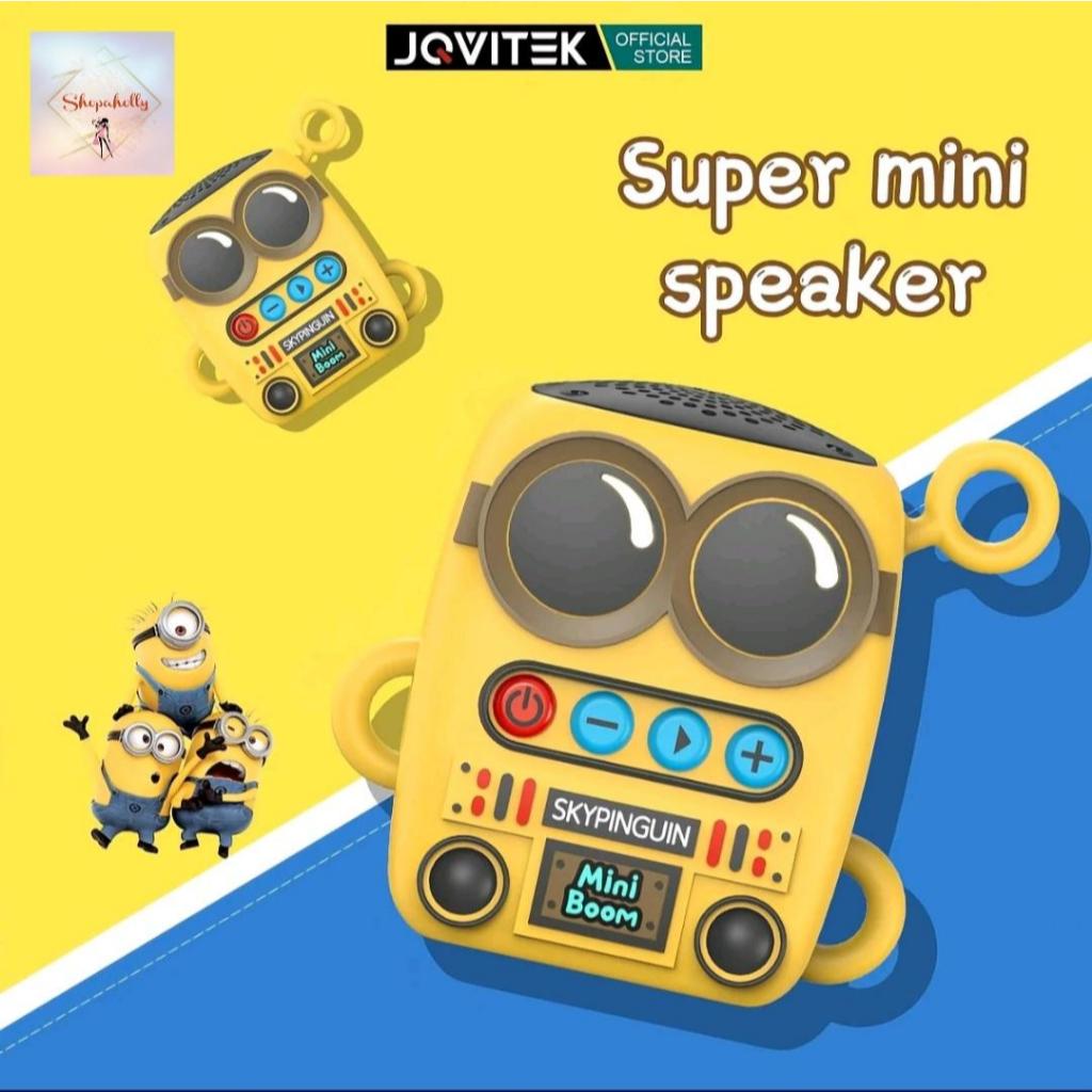 SH147 ลำโพงบลูทูธ JQVITEK S52 ไซส์มินิ IP65 กันน้ำกันฝุ่น พกพาง่าย พร้อมฟังก์ชั่นลำโพงการ์ด FM TF