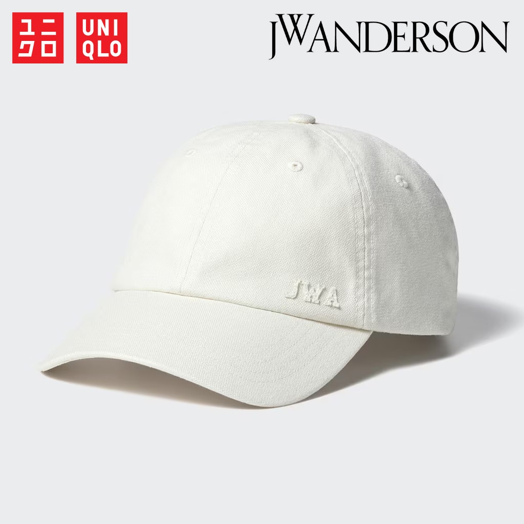 หมวกแก๊ป Uniqlo JW Anderson - UV Protection 30 Natural