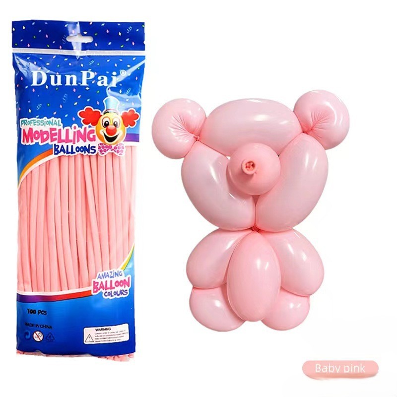 ส่งจากไทย ลูกโป่งดัด (Magic Balloons) ลูกโป่ง ไส้เป็ด ลูกโป่งยาว สีด้าน 10ชิ้น 50 ชิ้น ราคา ถูกที่สุด ดีลบีเคเค แกลเลอรีภาพที่ 5