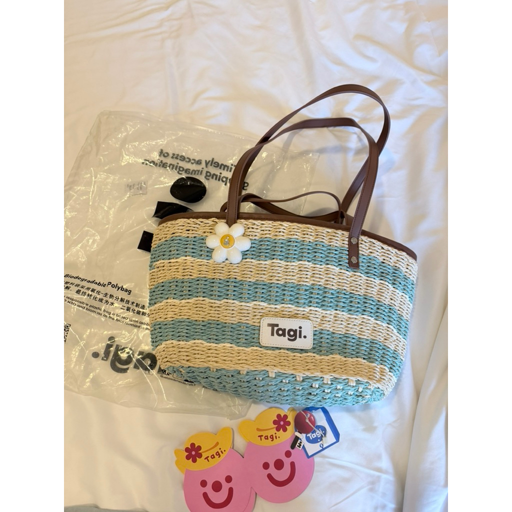 กระเป๋าสะพายสานTagi💯
