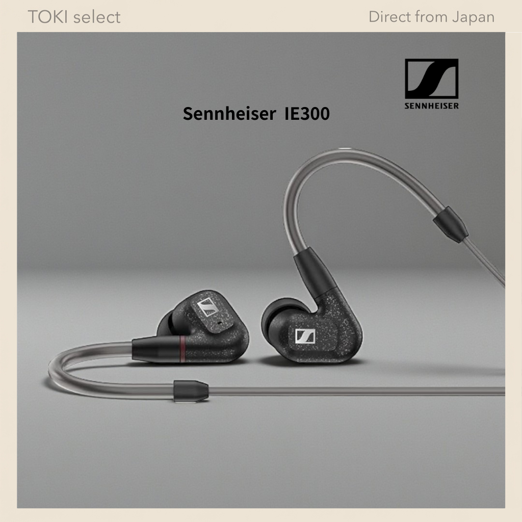 Sennheiser IE 300 Wired In-Ear Earphones Audiophile Dynamic Driver MMCX Black
