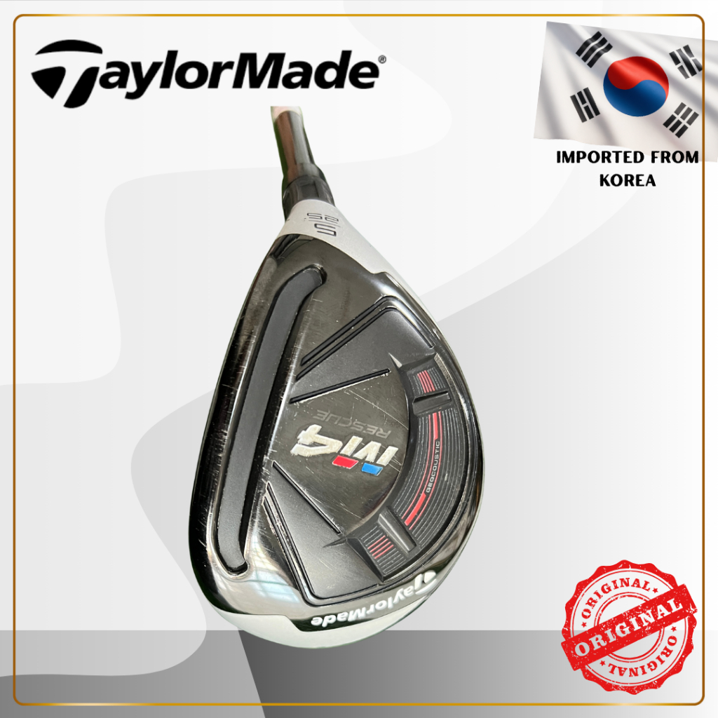 ✨(ไม้ไฮบริดมือสอง)Taylormade M4 Hybrid 5 - for Man - Shaft: Fujikura - Loft: 25 - Flex: R - สภาพ: 85