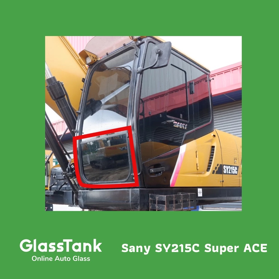กระจกหน้าล่าง ซานี่  Sany SY215C SUPER ACE