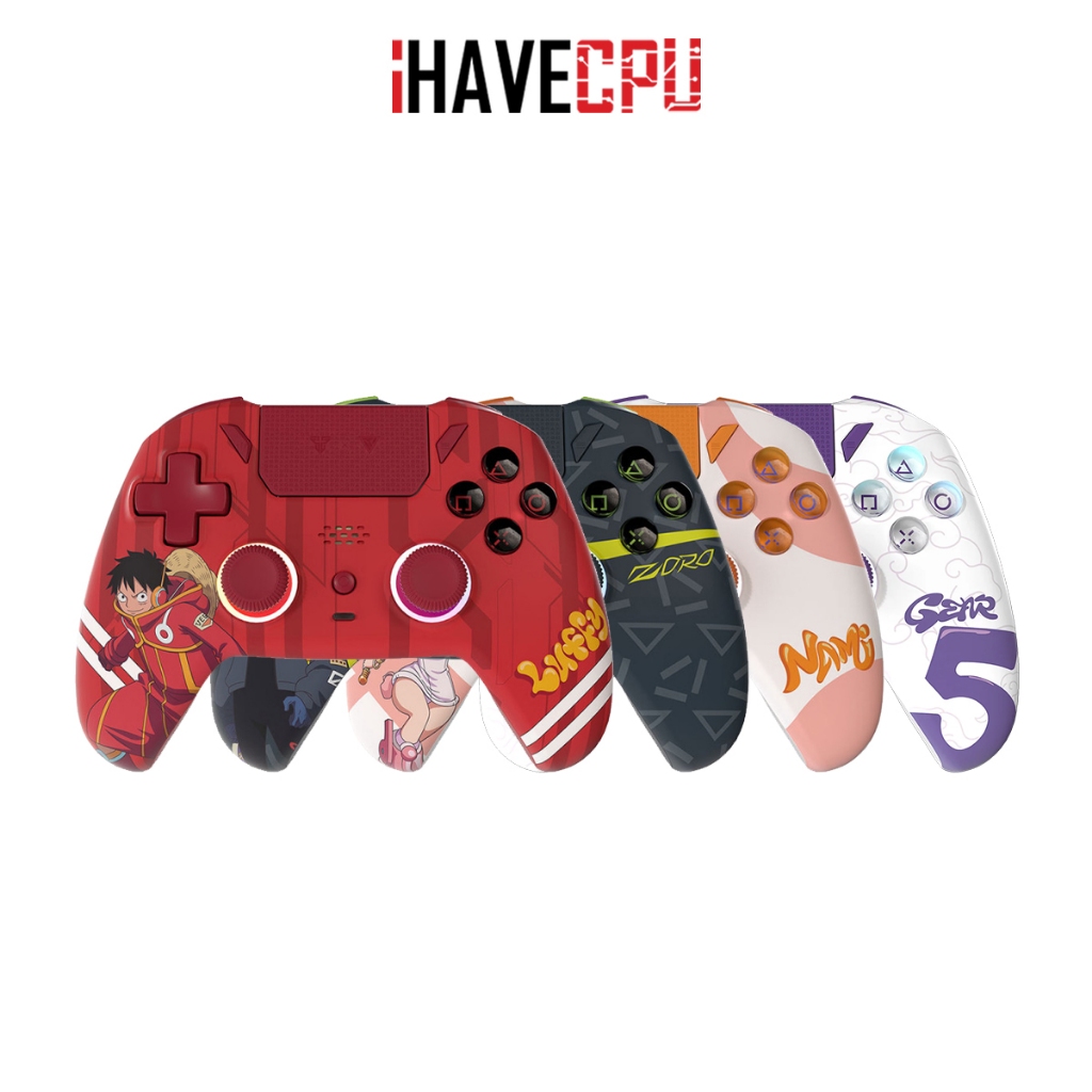 จอยสติ๊ก (joystick) iHAVECPU FANTECH X ONE PIECE GAMEPAD WGP14V2 WIRELESS MULTI