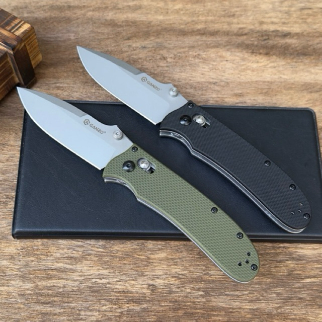 มีดพับGanzo G704 ของแท้100%  วัสดุใบมีด 440C ความยาวใบมีด มม. 85