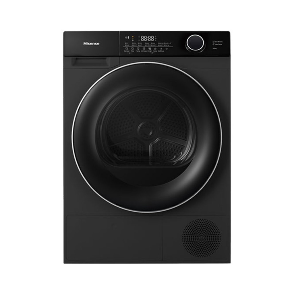 HISENSE เครื่องอบผ้าฝาหน้า DH105M3 10.5 กก. HEAT PUMP สีดำ จัดส่งโดย HomePro