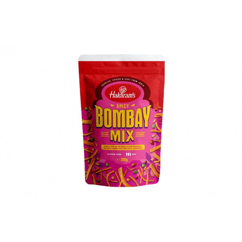 Haldiram's Bombay Mix Spicy 200g ขนมทานเล่นอินเดีย