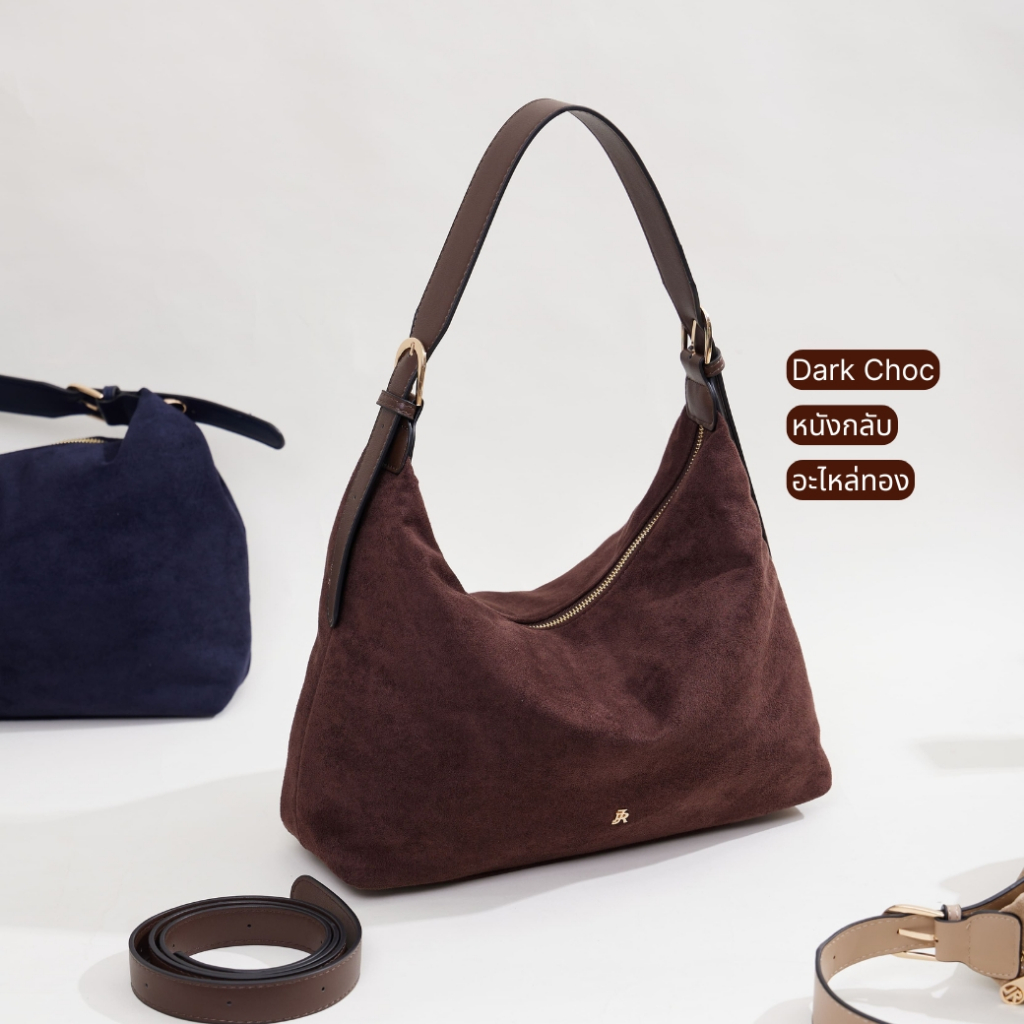 กระเป๋ารุ่นLinly 12 นิ้ว Collection หนังกลับและไนร่อน