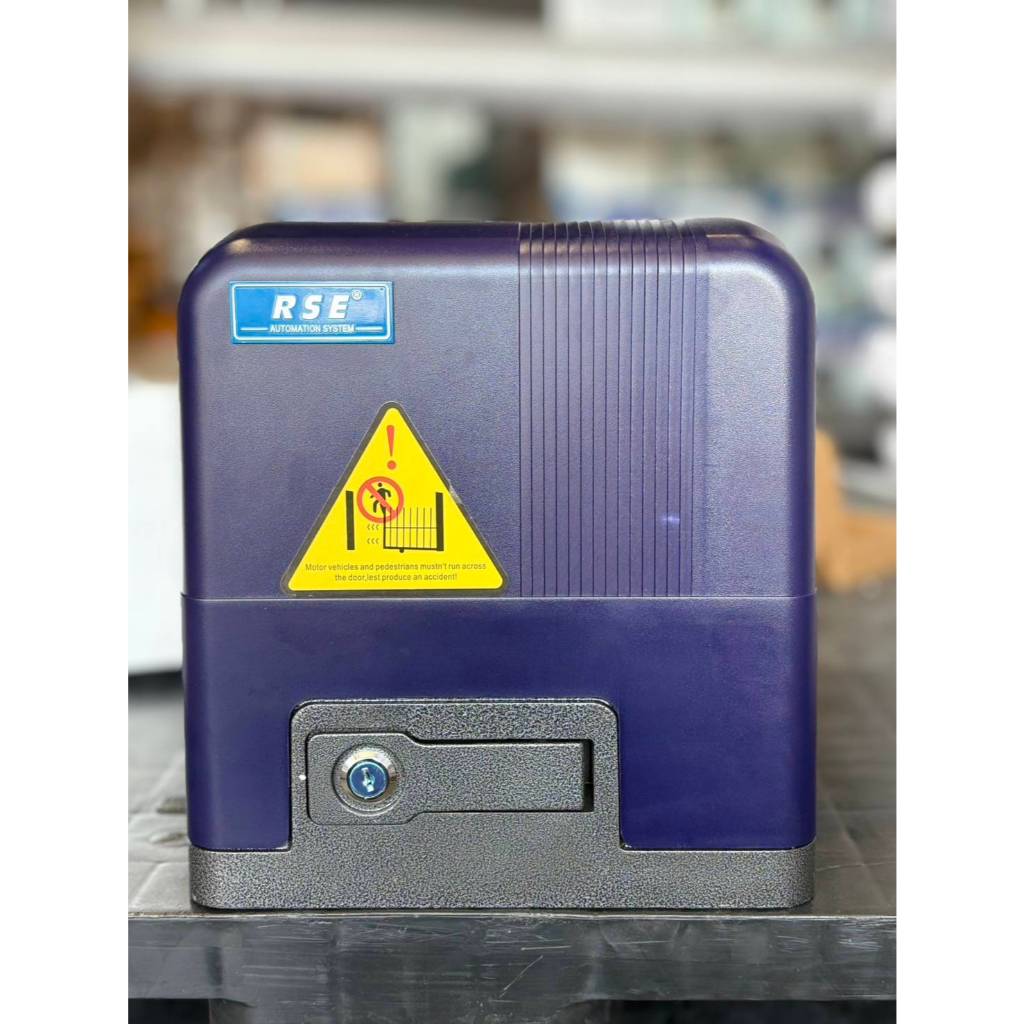 RSE  มอเตอร์ประตูเลื่อน รุ่น 1000DC มีแบตเตอรี่ ใช้งานได้เมื่อไฟดับ (24V 120W) รับประกันมอเตอร์ 3 ปี
