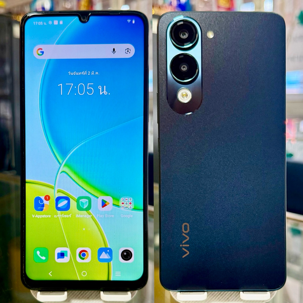 Vivo Y04 แรม 4+4 Gb  รอม 64 Gb Android 15