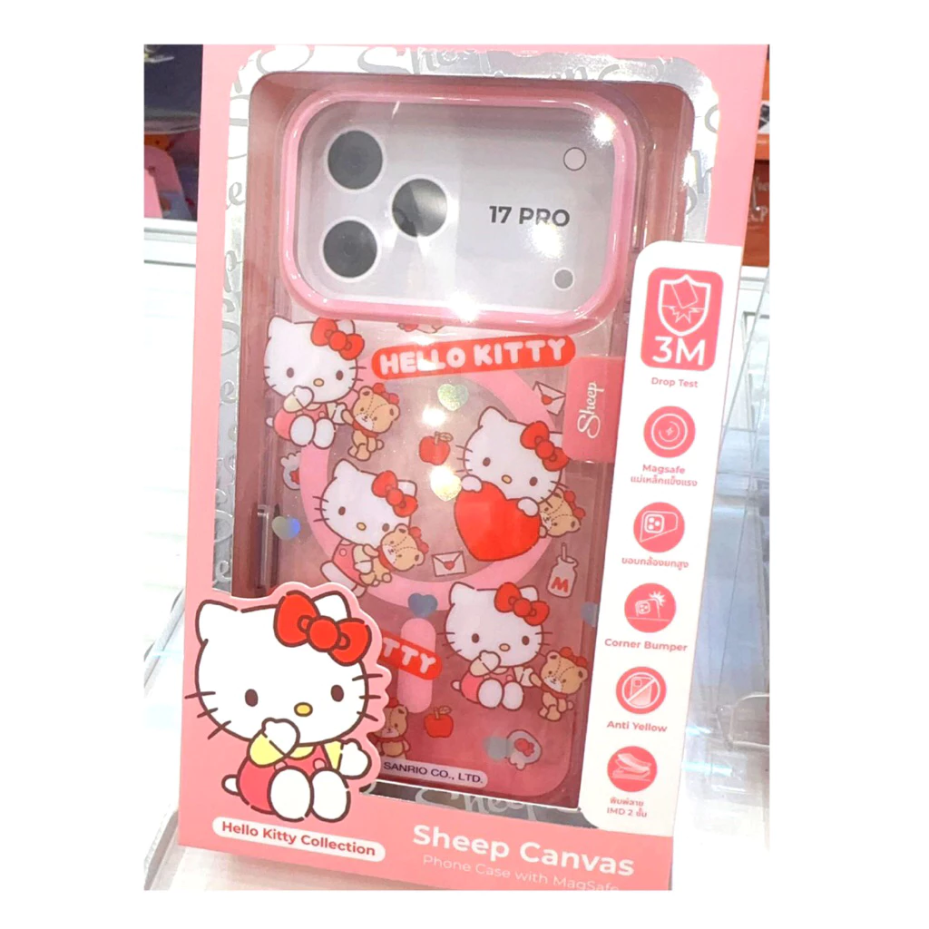 Hellokitty X Applesheep💜 Little💜เคสไอโฟน🌸Grip🌸Wallet🌸Charm 🌸ลิขสิทธิแท้รับจากshop🌸พร้อมจัดส่งด่วน