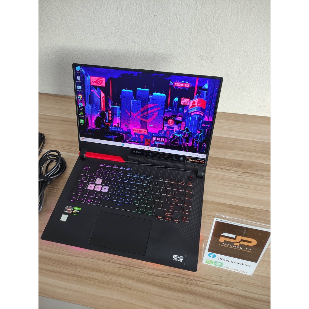 💻 โน๊ตบุ๊ค ASUS ROG Strix G513QM เครื่องนอก rtx3060 จอ 240 hz เล่นเกมส์แรงๆ