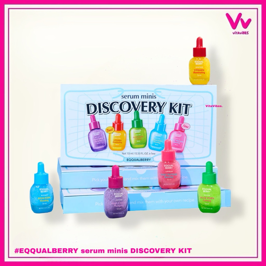 EQQUALBERRY serum minis DISCOVERY KIT