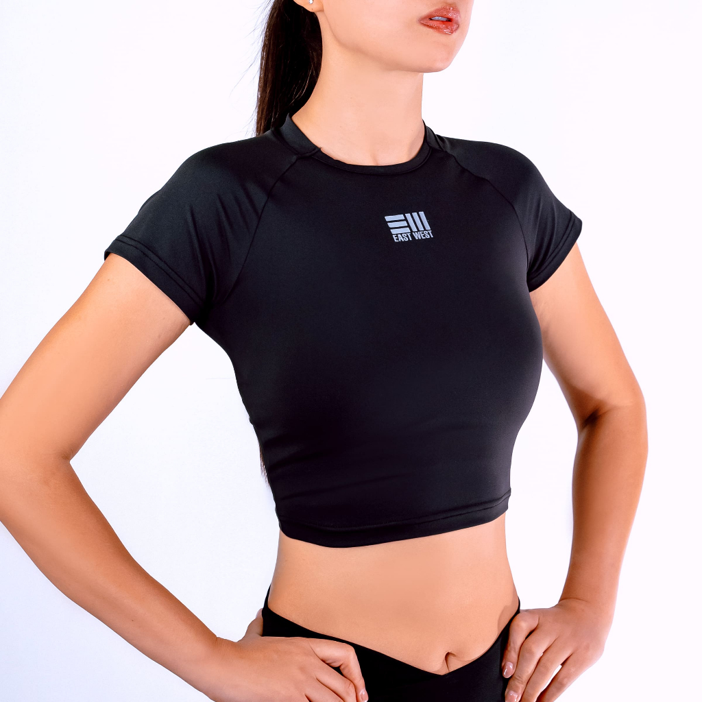 EveryWear EW Fit Crop - BLACK