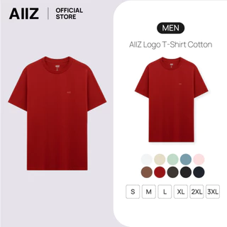 AIIZ (เอ ทู แซด) - AIIZ เสื้อยืดสีพื้นคอกลม โลโก้