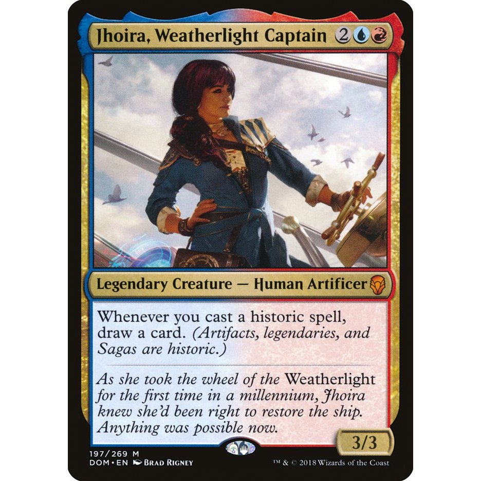 [Dominaria] - [DOM] - (M) - [Jhoira, Weatherlight Captain] - [2018]