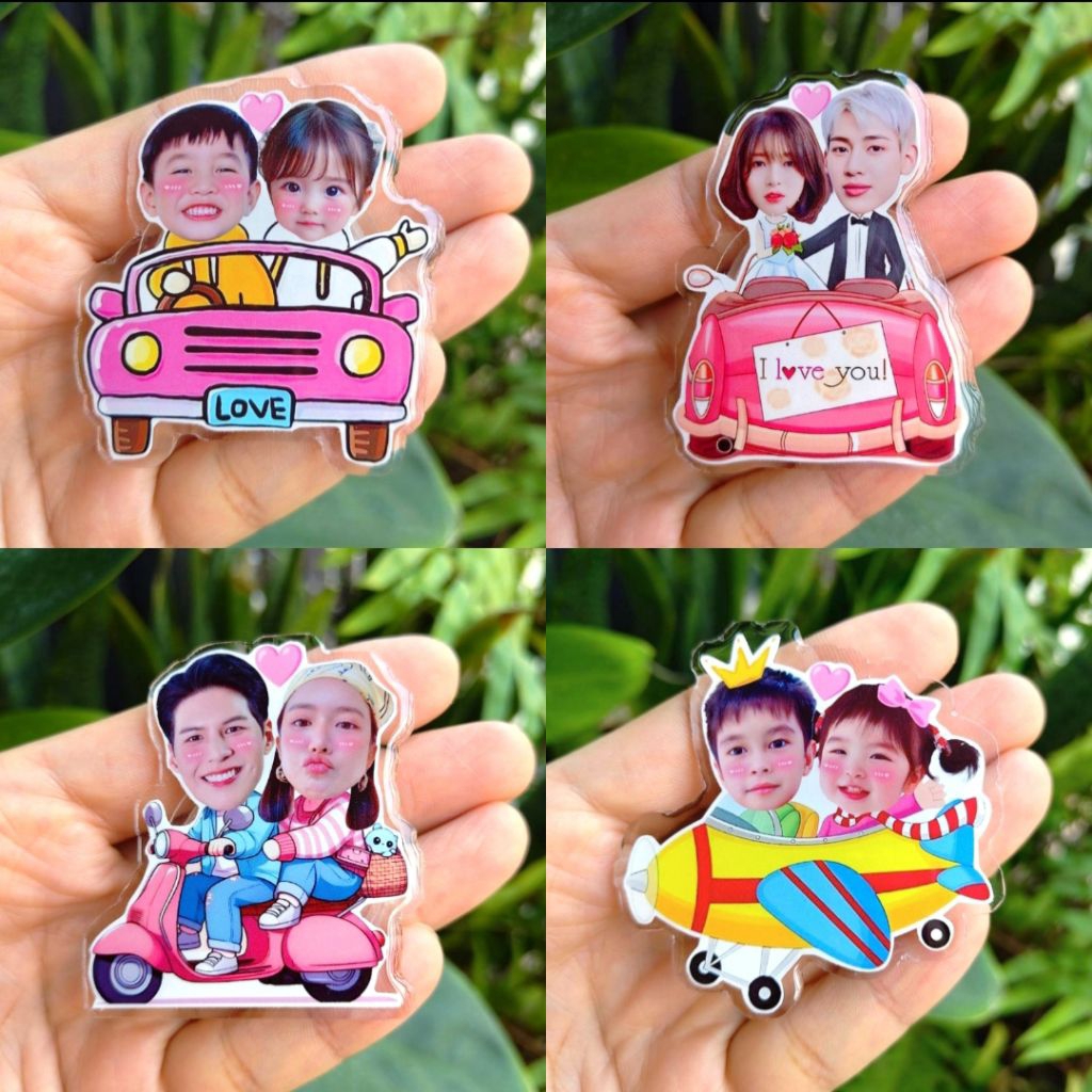 griptok แม่เหล็ก พวงกุญแจ เข็มกลัด งานสั่งทำตามแบบ (เปลี่ยนรูปได้) ของขวัญน่ารักๆ