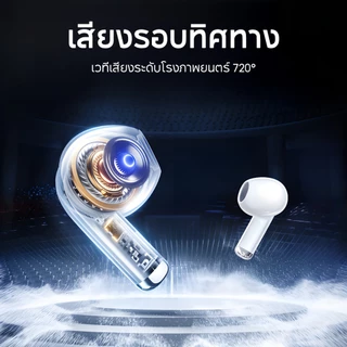 JQVITEK หูฟังบลูทูธ EP91C แบบสวมครึ่งหู เสียงดังชัด แบตเตอรี่อึด Bluetooth 6.0 เชื่อมต่อไว ENC ลดเสียงรบกวน earphones