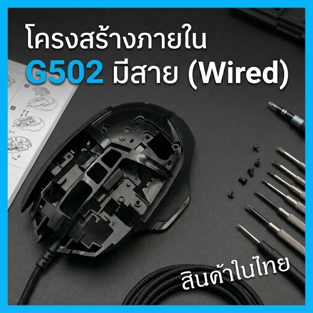 [พร้อมส่ง] ยางรองมือ Logitech G502 HERO (แบบมีสาย) ยางรองนิ้ว G502 รุ่นมีสาย G502 HERO