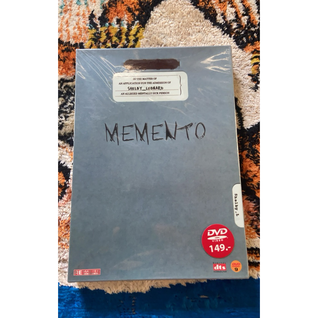 DVD หนัง MEMENTO ปกสวมมือ1แผ่นแท้เสียงไทย 300