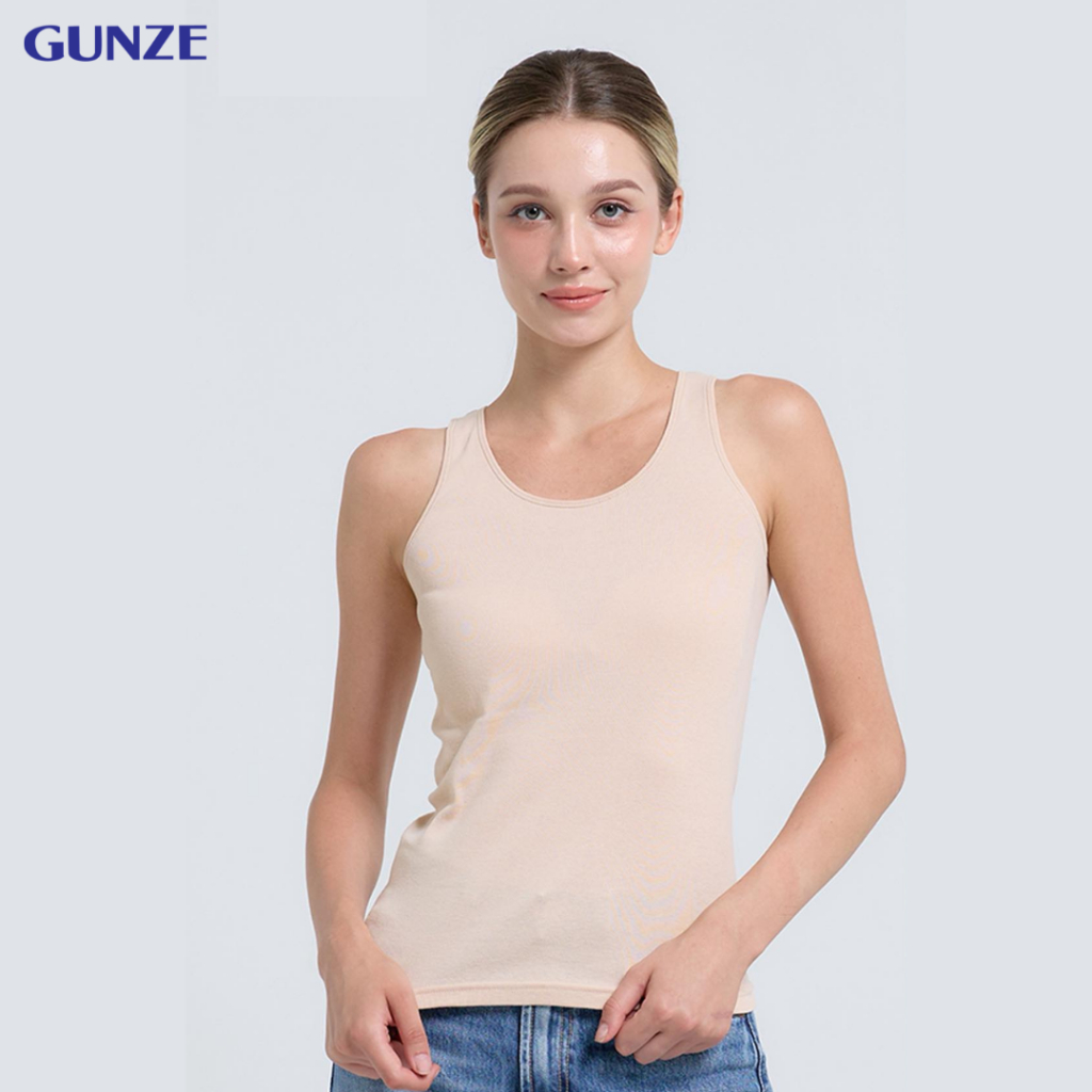 GUNZE เสื้อกล้ามผู้หญิง รุ่น NH4170 สีเบจ