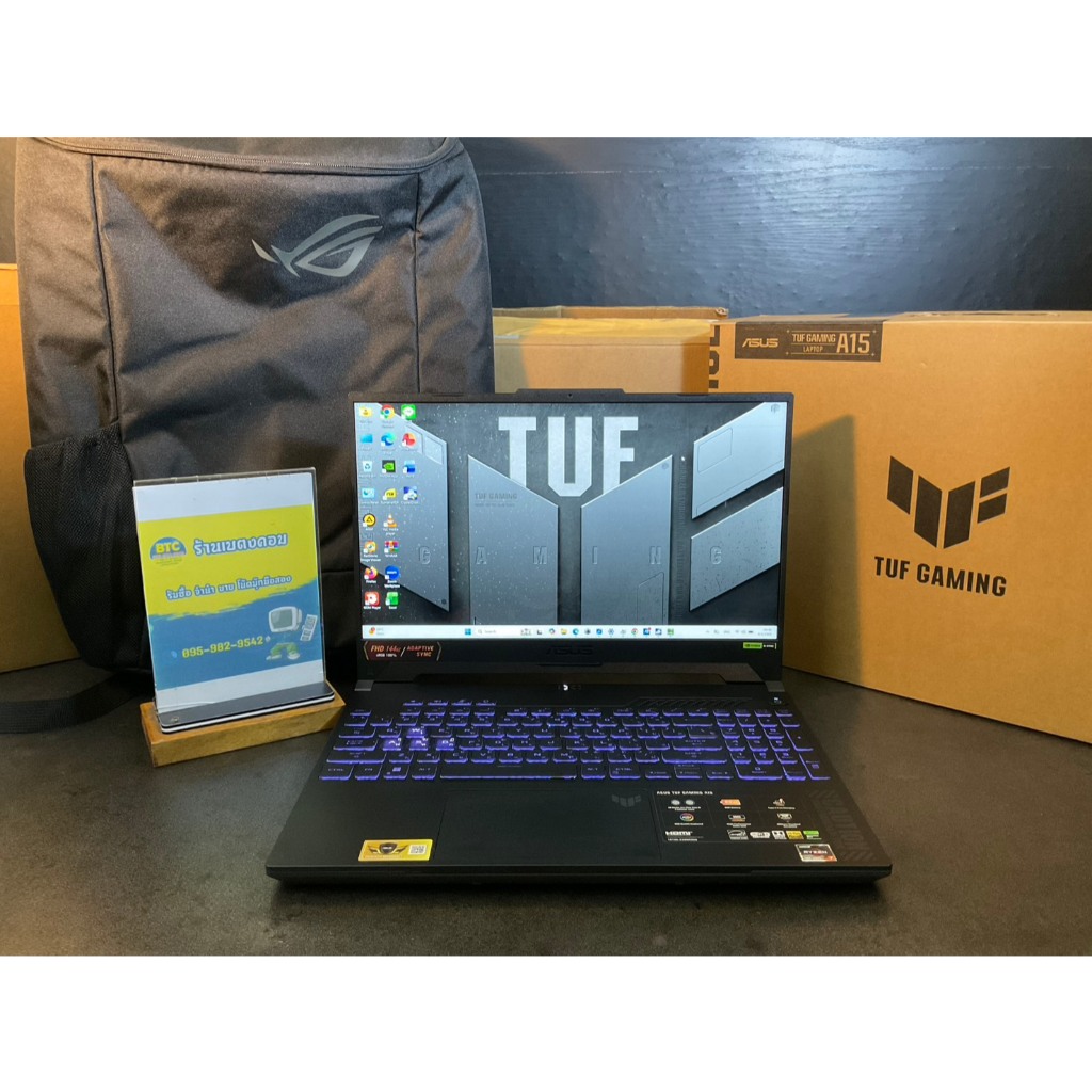Asus TUF Gaming A15 FA507NVR-LP037W มือสอง สภาพสวย ใช้งานน้อยมาก