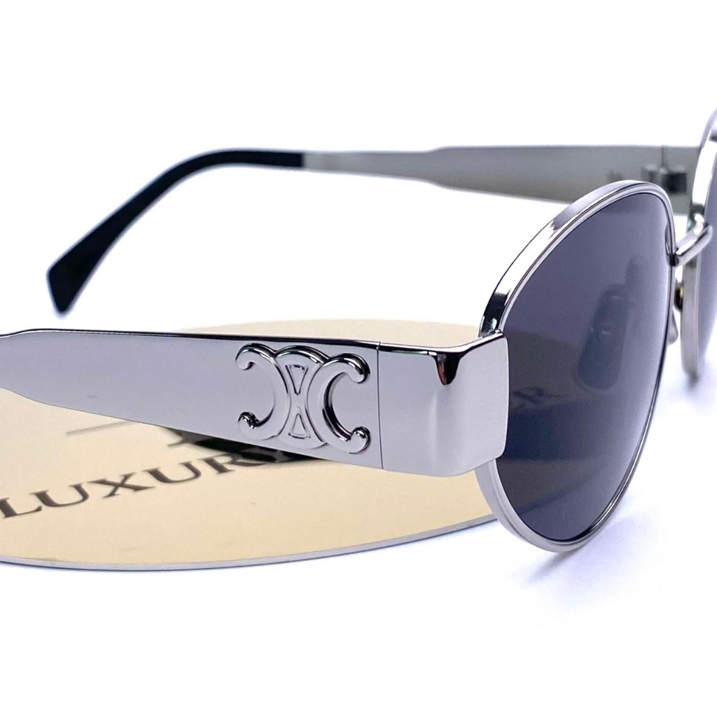 แว่นกันแดด CELINE Triomphe Metal 01 รุ่น CL40235U ของแท้ 100% รูปที่ 5