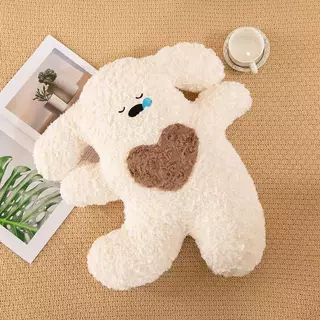 ตุ๊กตาหมาหูยาว ครีม น้ำตาล ขาว 50CM นุ่มนิ่ม น่ารัก สำหรับผู้ที่ชื่นชอบความนุ่มและน่ารัก เป็นของขวัญเขียนการ์อวยพรได้
