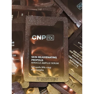 (แอมพูลเข้มข้นฟื้นฟูเร่งด่วน)💯☑️ CNP Rx Skin Rejuvenating Propolis Miracle Ampoule Serum 1ml (exp.2028)