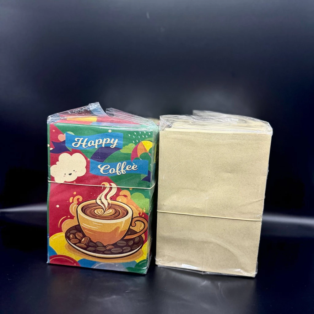 ถุงกระดาษใส่กาแฟโบราณ ถุงกระดาษเก็บความเย็น (กระสอบละ10x100=1000ใบ)