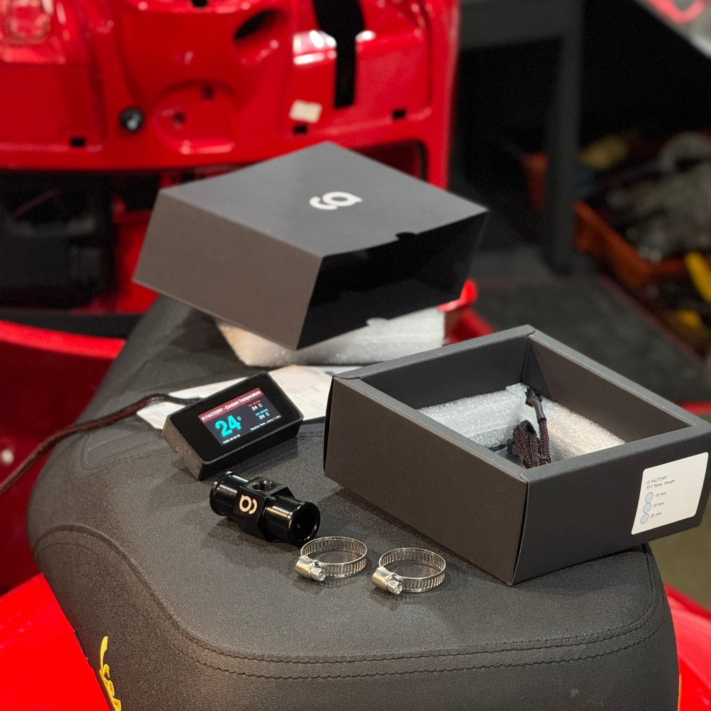 จอ TFT วัดอุณหภูมิน้ำรถมอเตอร์ไซค์ G FACTORY temperature gauge เกจวัดอุณหภูมิหม้อน้ำ